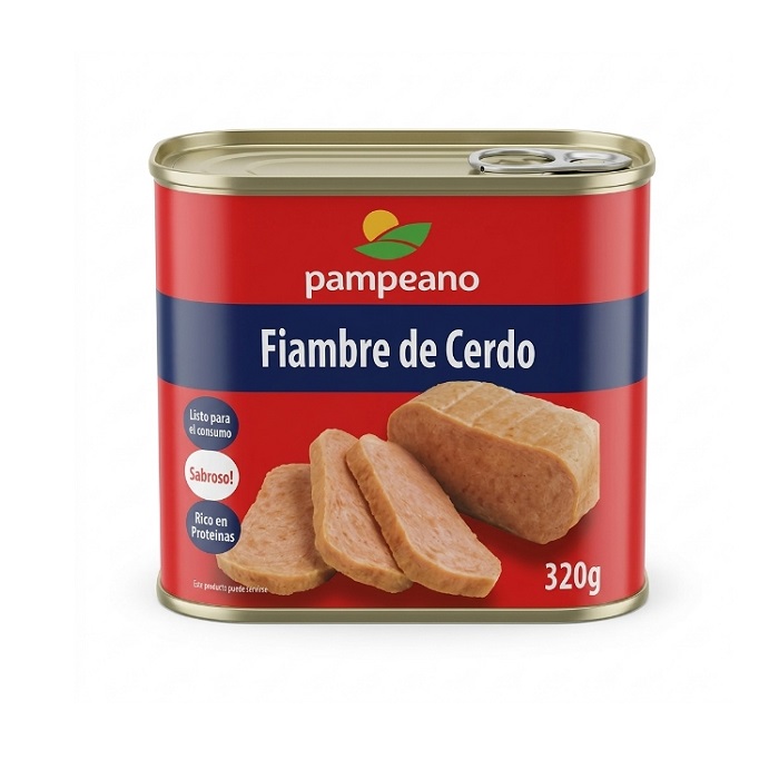 Fiambre de Cerdo Lata (320g) PAMPEANO