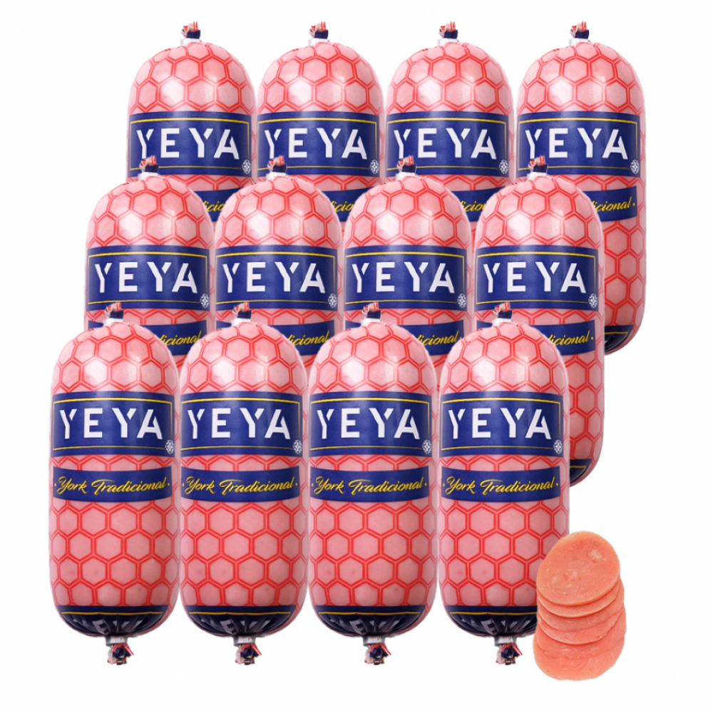 Fiambre de jamón York tradicional Yeya (6 x 500 g / 1.10 lb)