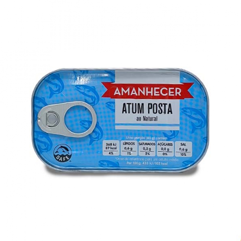 Filete al natural de atún Amanhecer (120 g / 4.2 oz)
