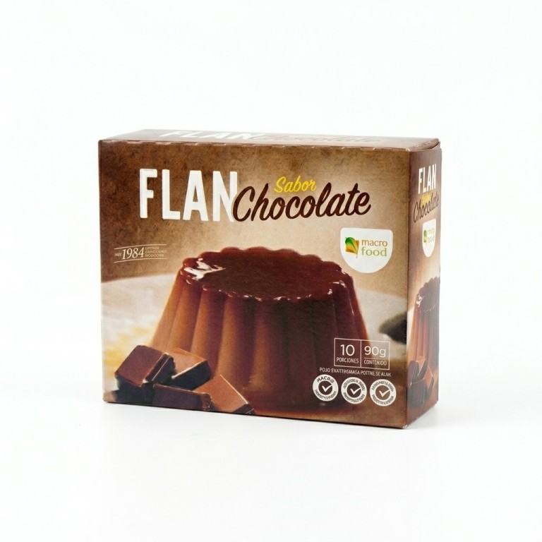 Flan de Chocolate (90g) MACROFOOD