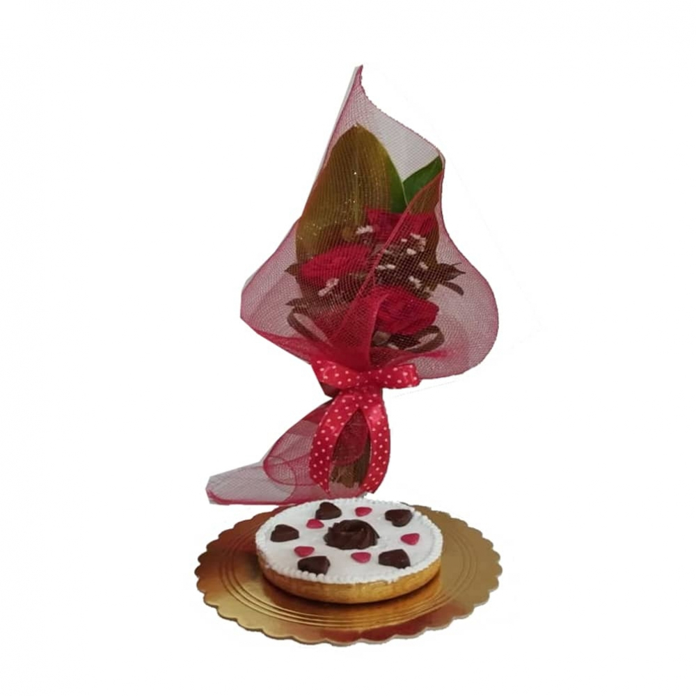 Flores y pay (4 comensales)