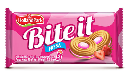 Galletas Bite It Fresa (30g) HOLLANDPARK