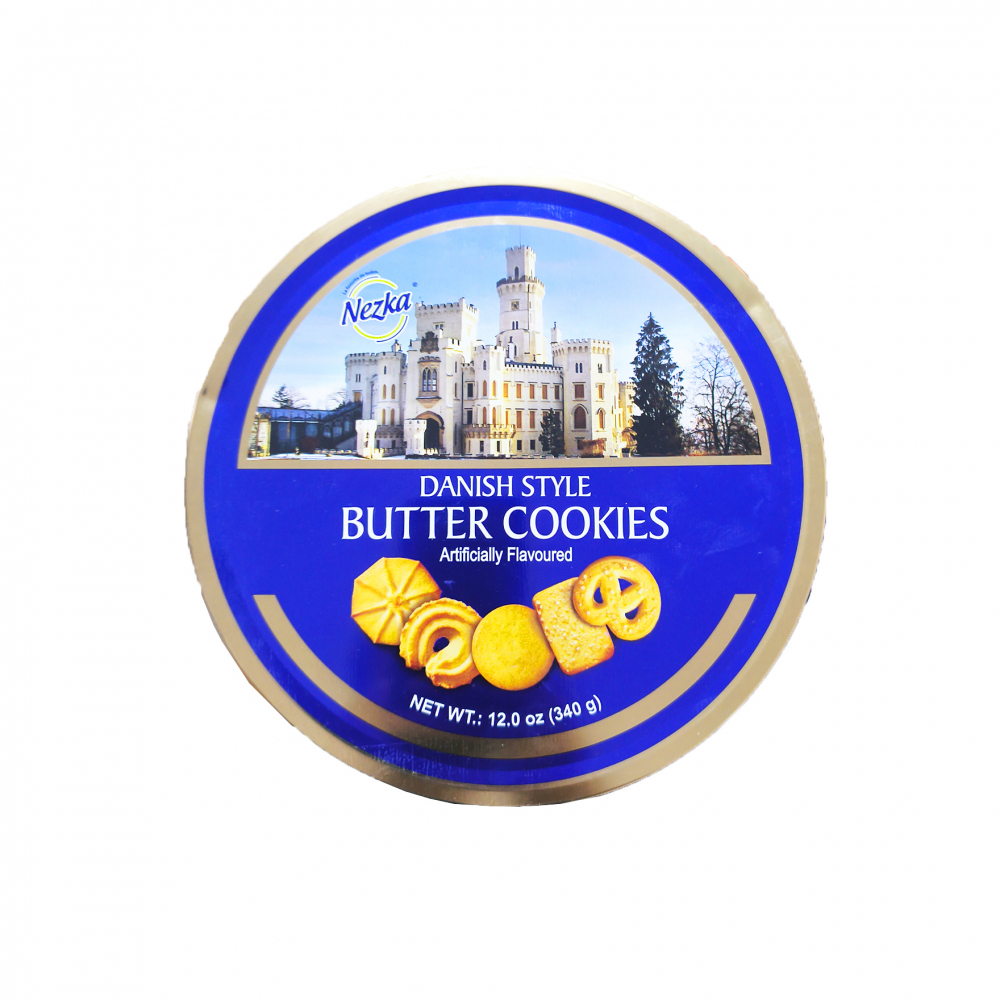Galletas de mantequilla estilo danés Nezka (340 g / 12 oz)