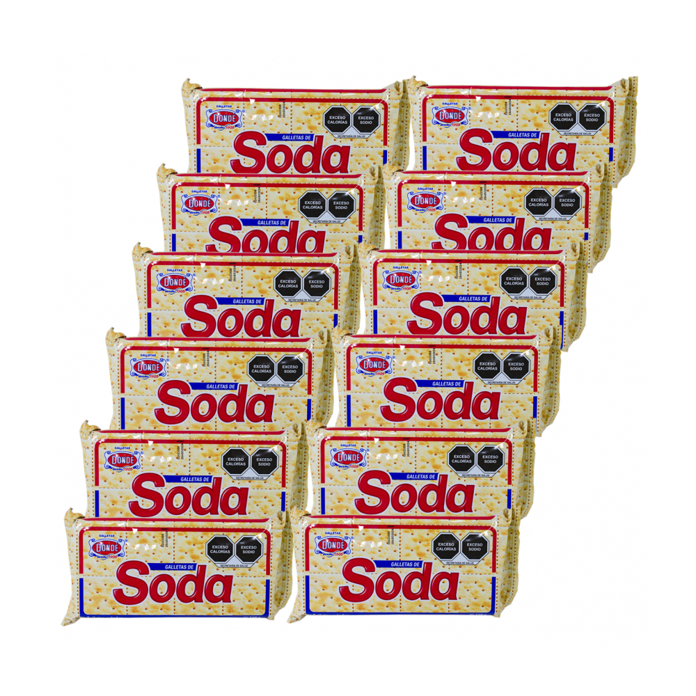 Galletas de soda Dondé (12 x 160 g / 5.64 oz)