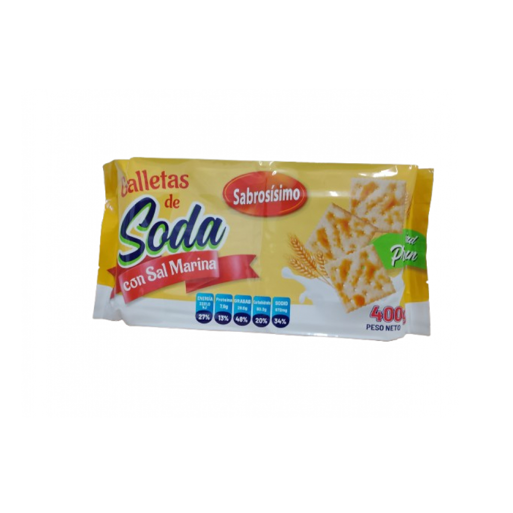 Galletas de soda con Sal Marina (400 g / 14.10 oz)