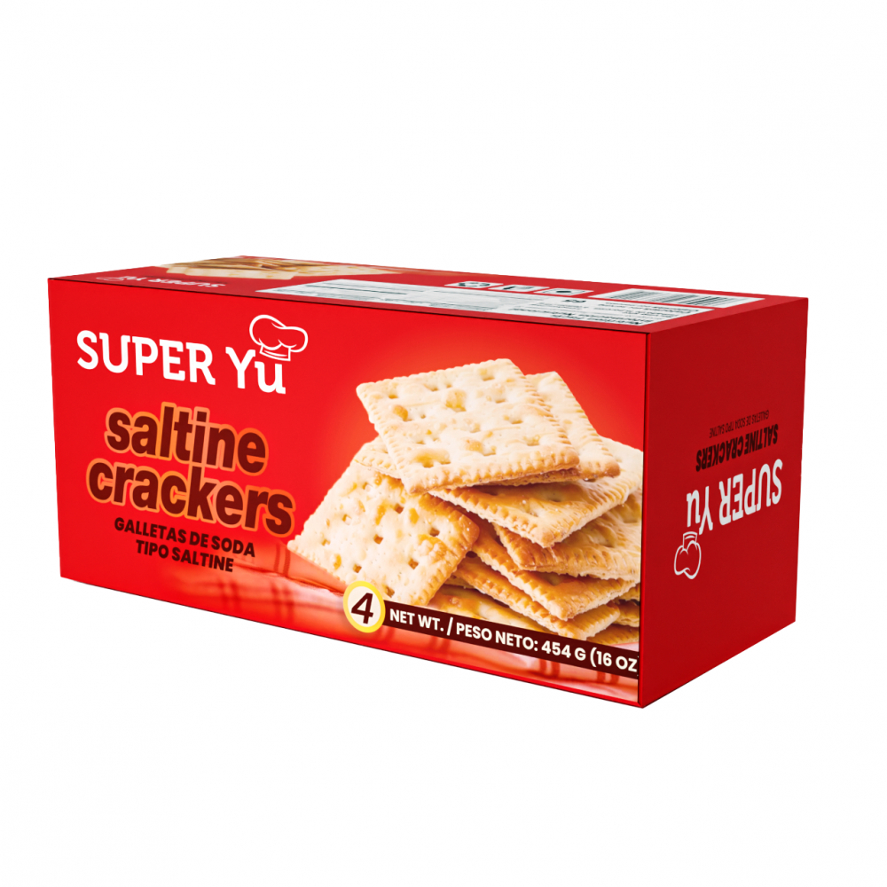 Galletas de soda tipo saltine Super Yu (454 g / 16 oz)