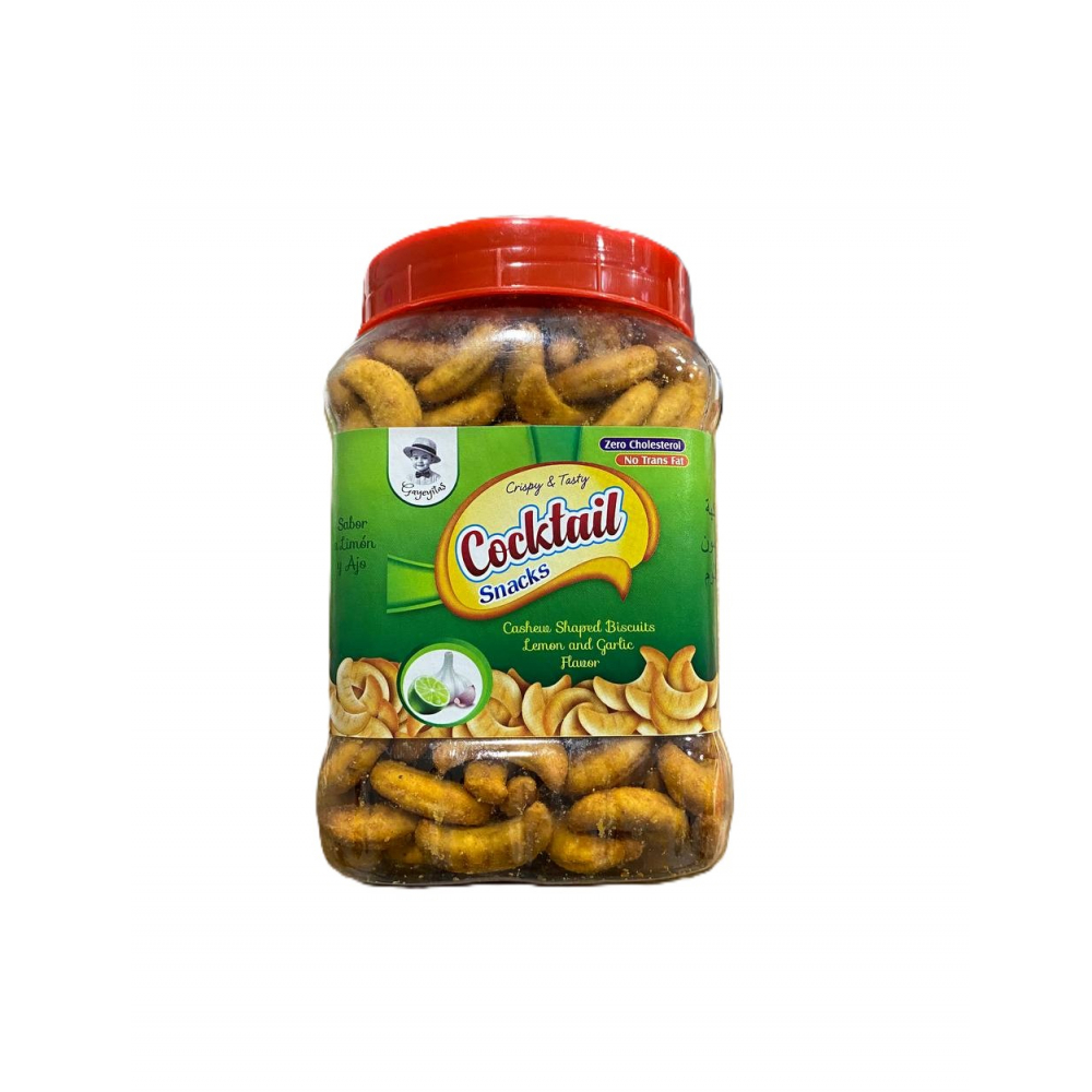 Galletas en forma de anacardo sabor a limón y ajo Gayeyitas (200 g / 7 oz)