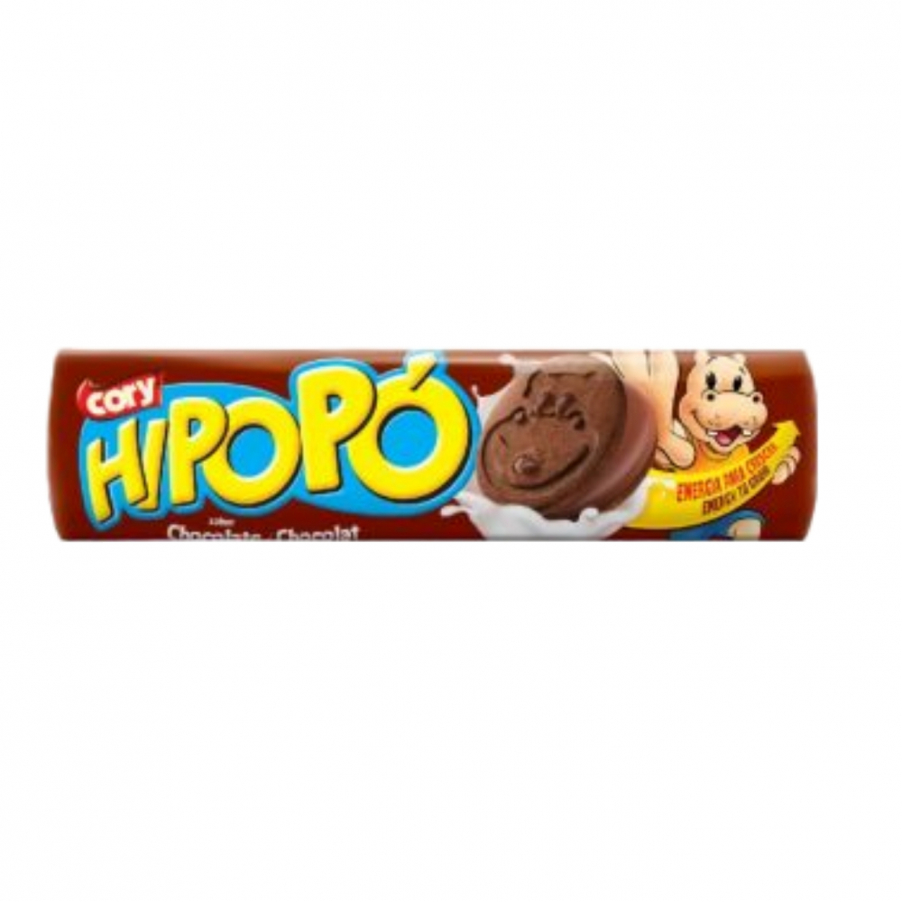 Galletas rellenas sabor chocolate Hipopó (100 g / 3.5 oz)
