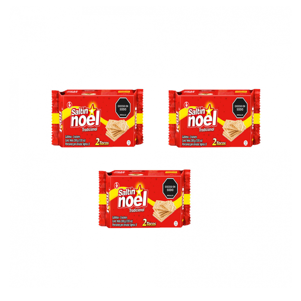 Galletas sabor tradicional Saltín (2 x 200 g / 7.05 oz)