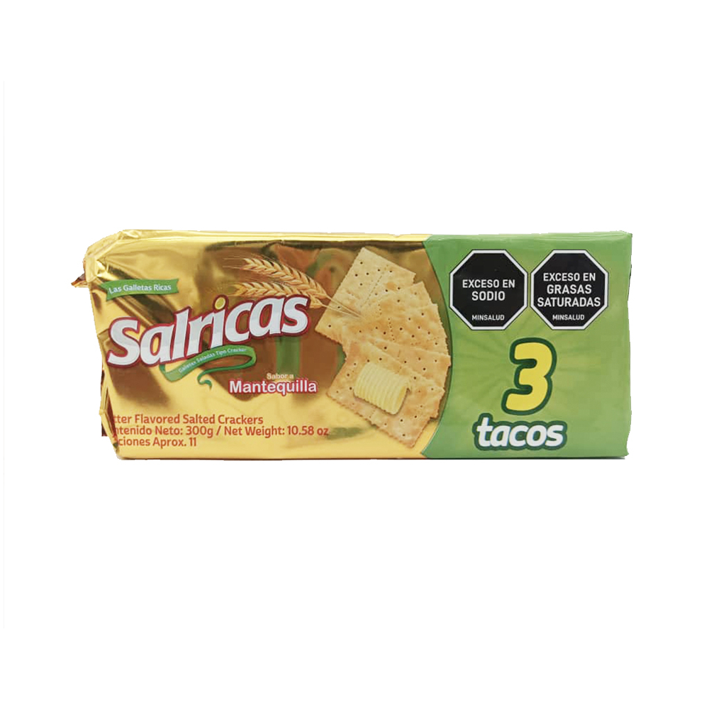Galletas saladas sabor mantequilla Salricas (300 g / 10.58 oz)