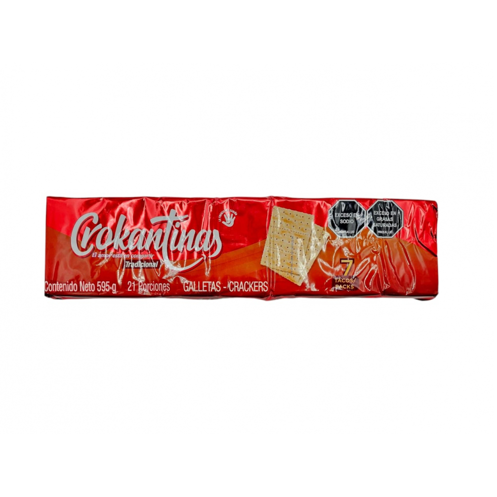 Galletas saladas tradicional Crokantinas (595 g / 1.31 lb)