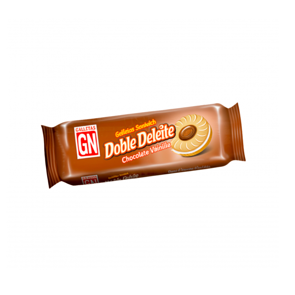 Galletas sándwich sabor chocolate vainilla Doble Deleite (42 g / 1.48 oz)