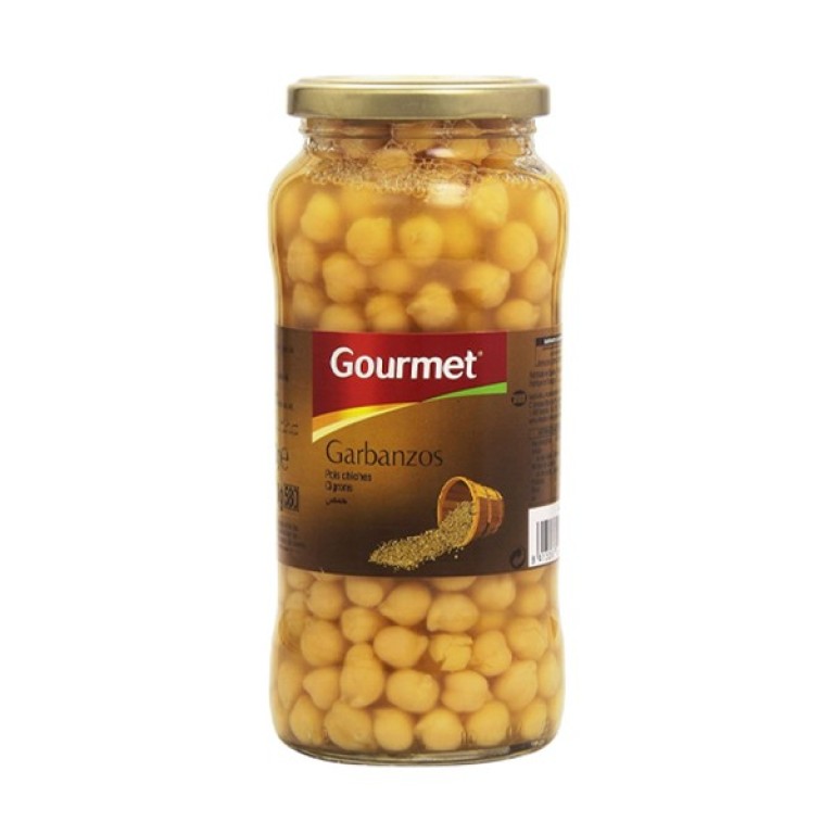 Garbanzo en Frasco de Cristal (400g Esc./ 540g) GOURMET