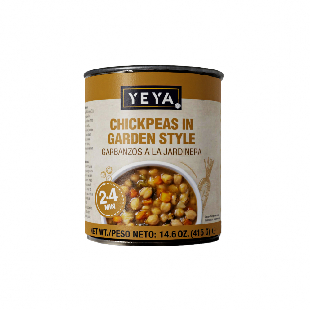 Garbanzos a la jardinera Yeya (415 g / 14.6 oz)