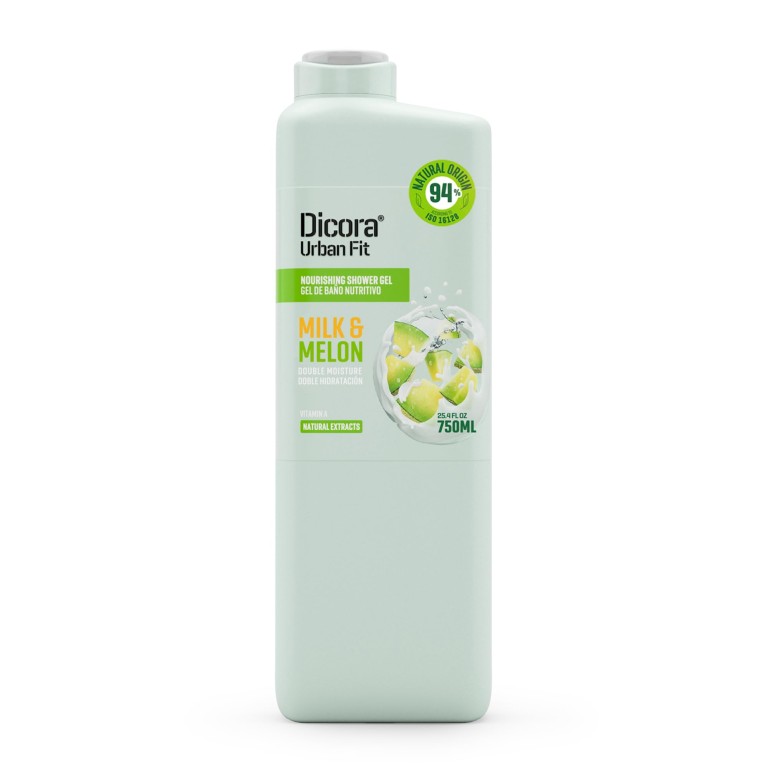 Gel de Baño con Vitamina A, Leche y Melón (750ml) DICORA UF