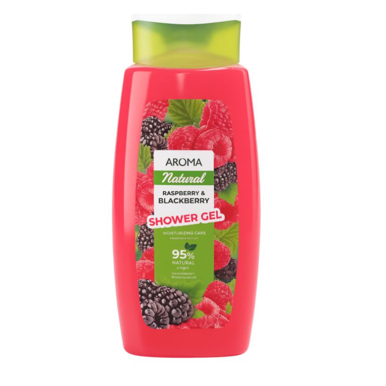 Gel de baño de frambuesa y mora (400 ml) AROMA NATURAL