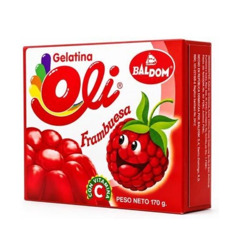 Gelatina de Frambuesa (170g) OLI