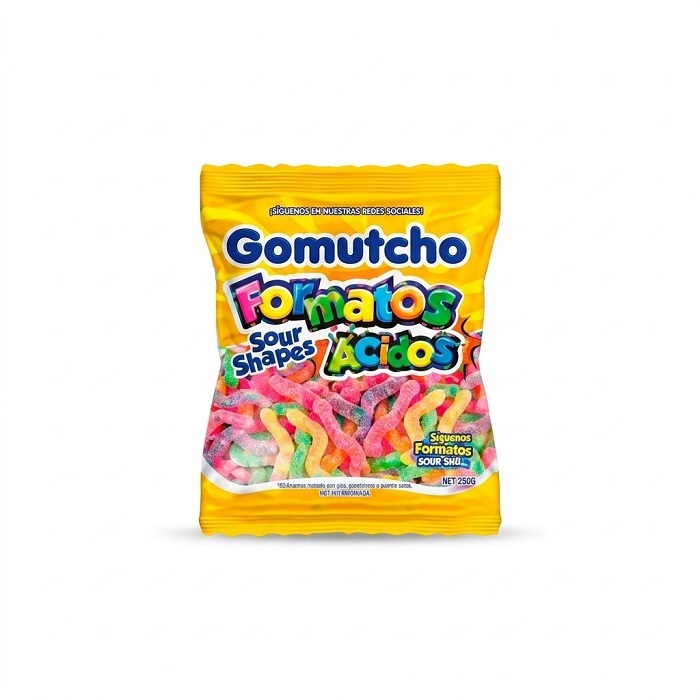 Gomitas Gusanos Ácidos Gomutcho (64g) RICLAN