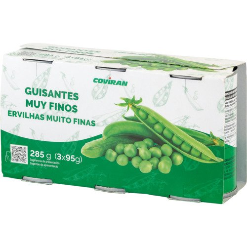 Guisantes Covirán Pack-3 (3×95 g)