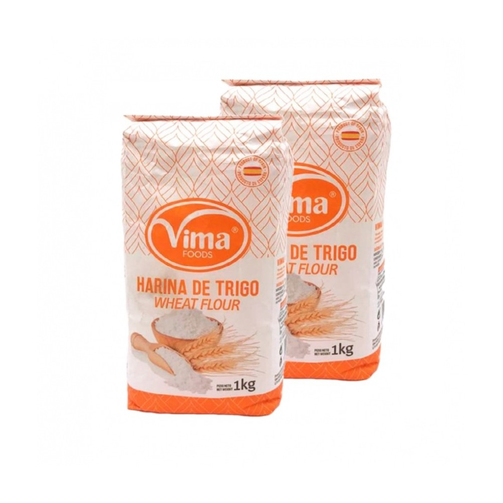 Harina de trigo Vima Foods (2 x 1 kg / 2.2 lb)
