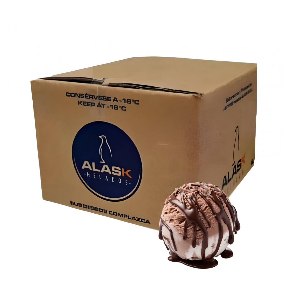 Helado sabor chocolate bombón Alask (4 L)