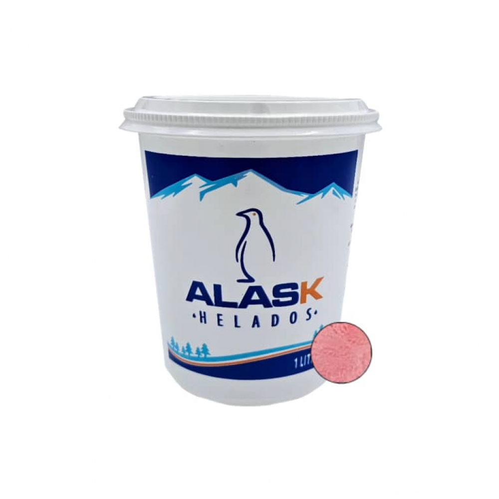 Helado sabor fresa Alask (1 L)