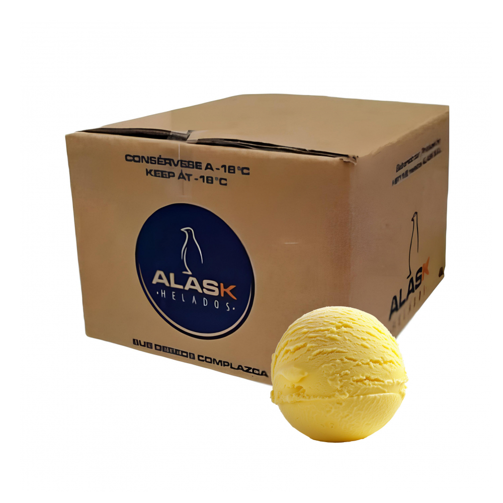 Helado sabor mantecado Alask (4 L)