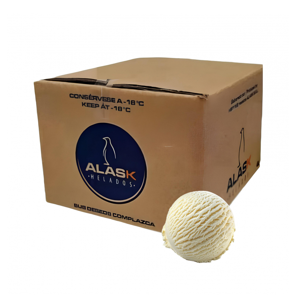 Helado sabor vainilla Alask (1 L)
