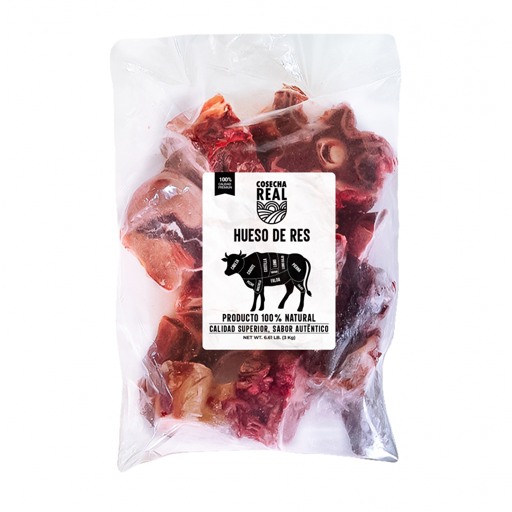Hueso de res Cosecha Real (2 kg / 4.4 lb)