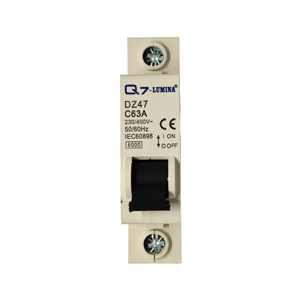 Interruptor automático DZ47 C63 A - 230 V/400V - Q7 - Lumina