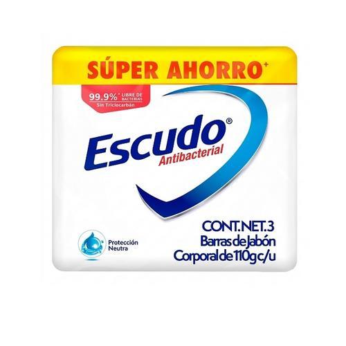 Jabón Escudo Blanco (3u x 110g) AHORRAPACK