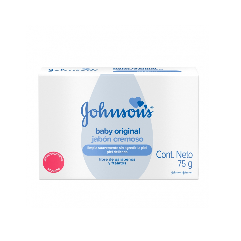 Jabón cremoso para bebé Johnsons (75 g / 2.64 oz)