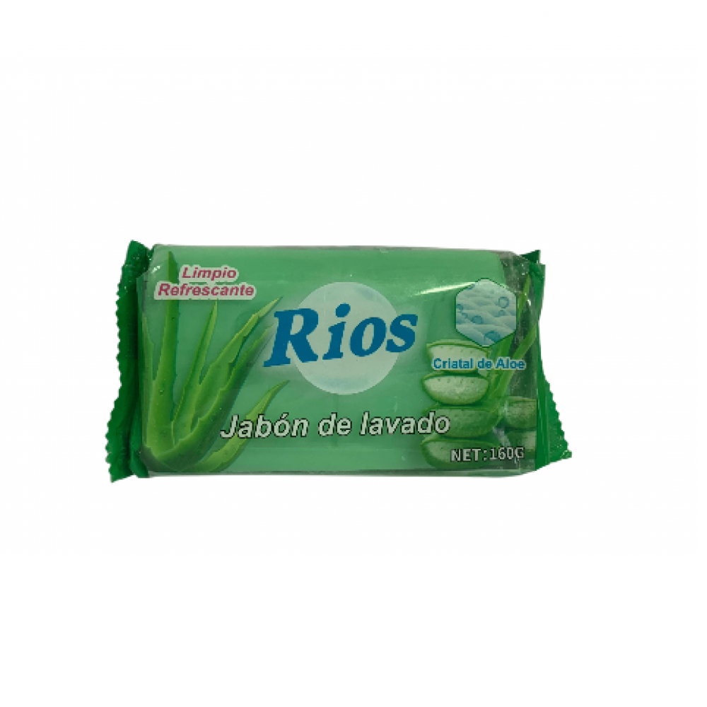 Jabón de lavado cristal de aloe Rios (160 g / 5.64 oz)