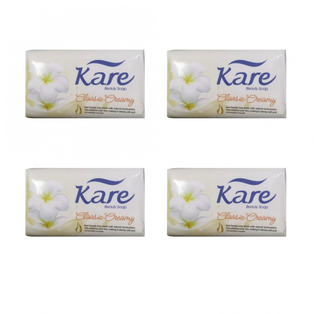 Jabón de tocador clásico cremoso Kare (4 x 75 g / 2.64 oz)