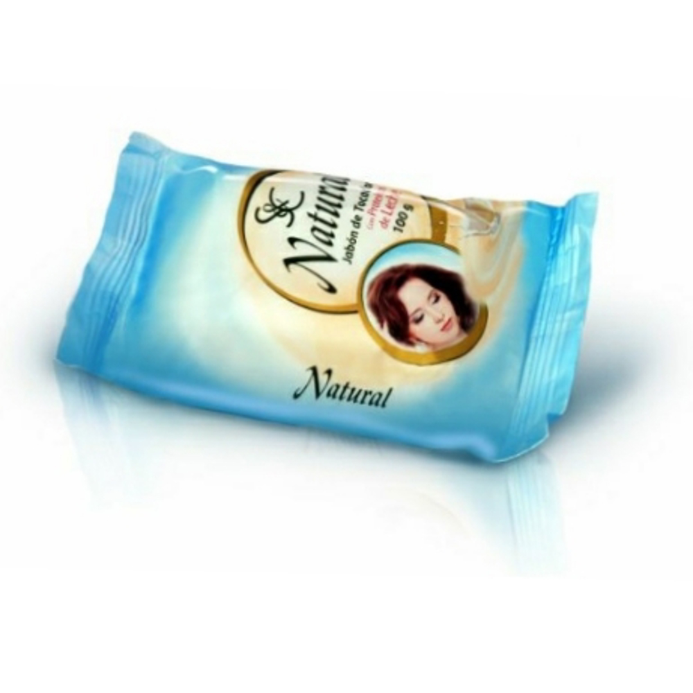 Jabón de tocador con proteína de leche Natural (100 g / 3.5 oz)