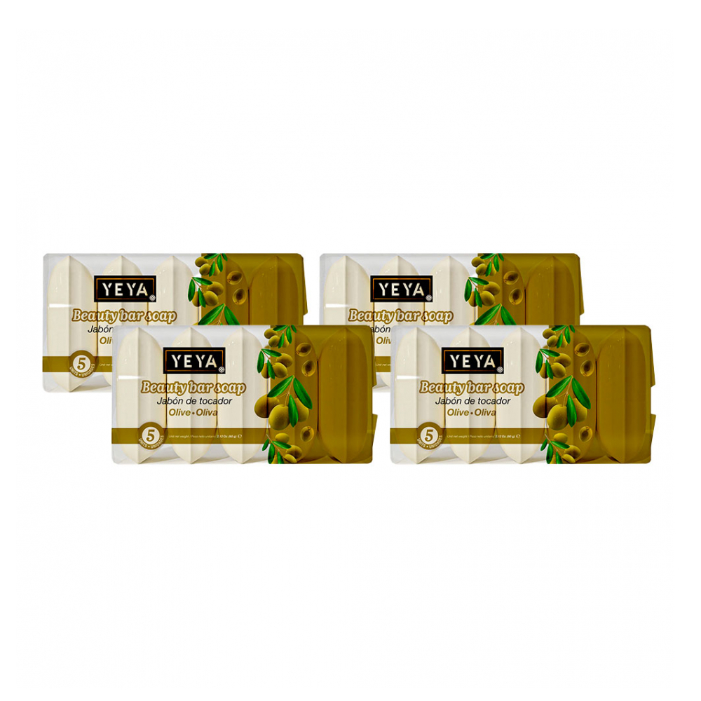 Jabón de tocador de oliva Yeya (4 x 300 g / 10.58 oz)