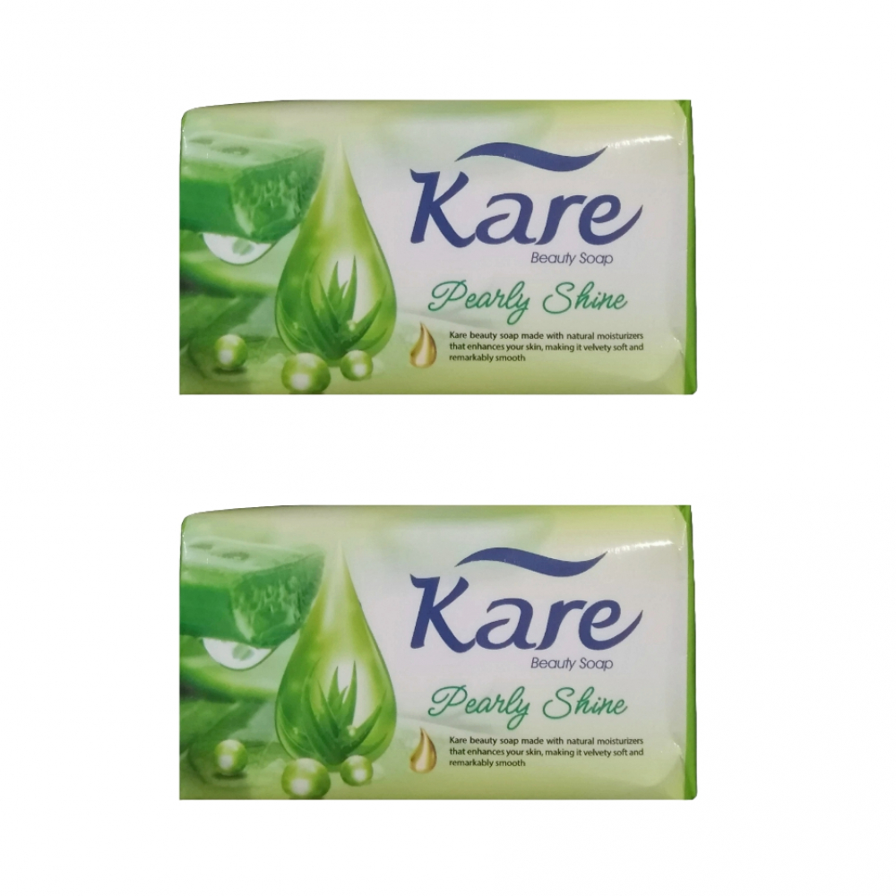 Jabón de tocador pearly shine Kare (2 x 75 g / 2.64 oz)