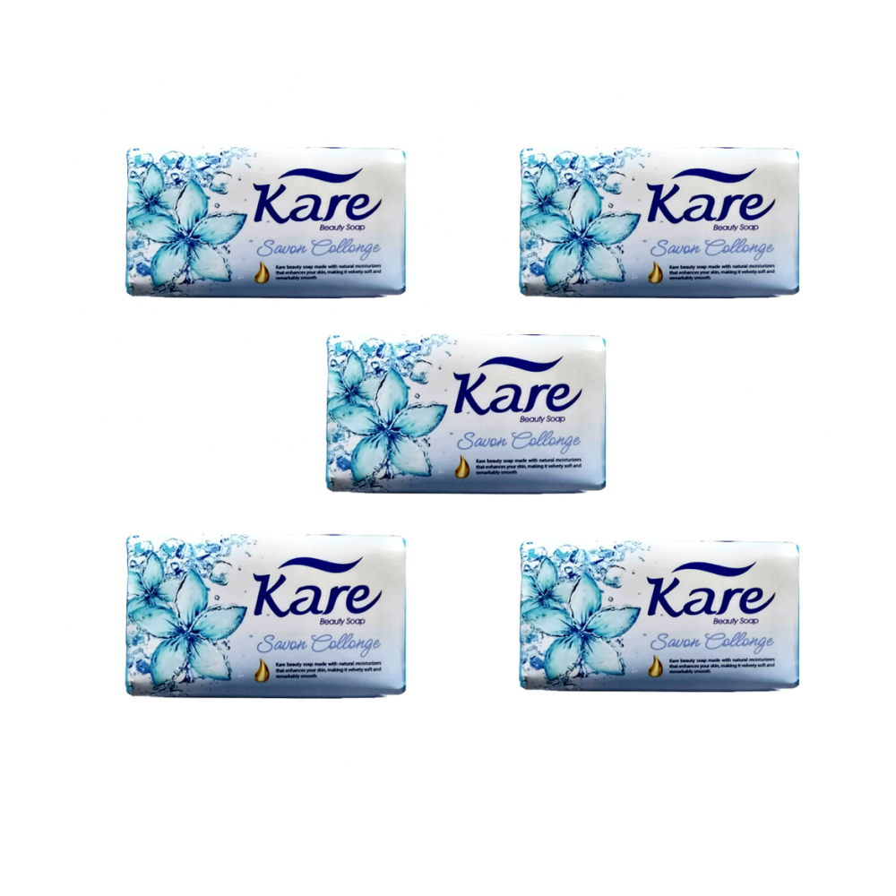 Jabón de tocador savon collonge Kare (5 x 75 g / 2.64 oz)