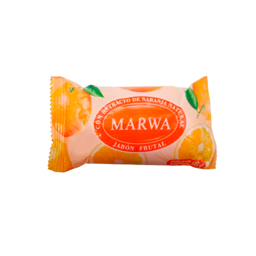 Jabón frutal con extracto de naranja Marwa (100 g / 3.5 oz)