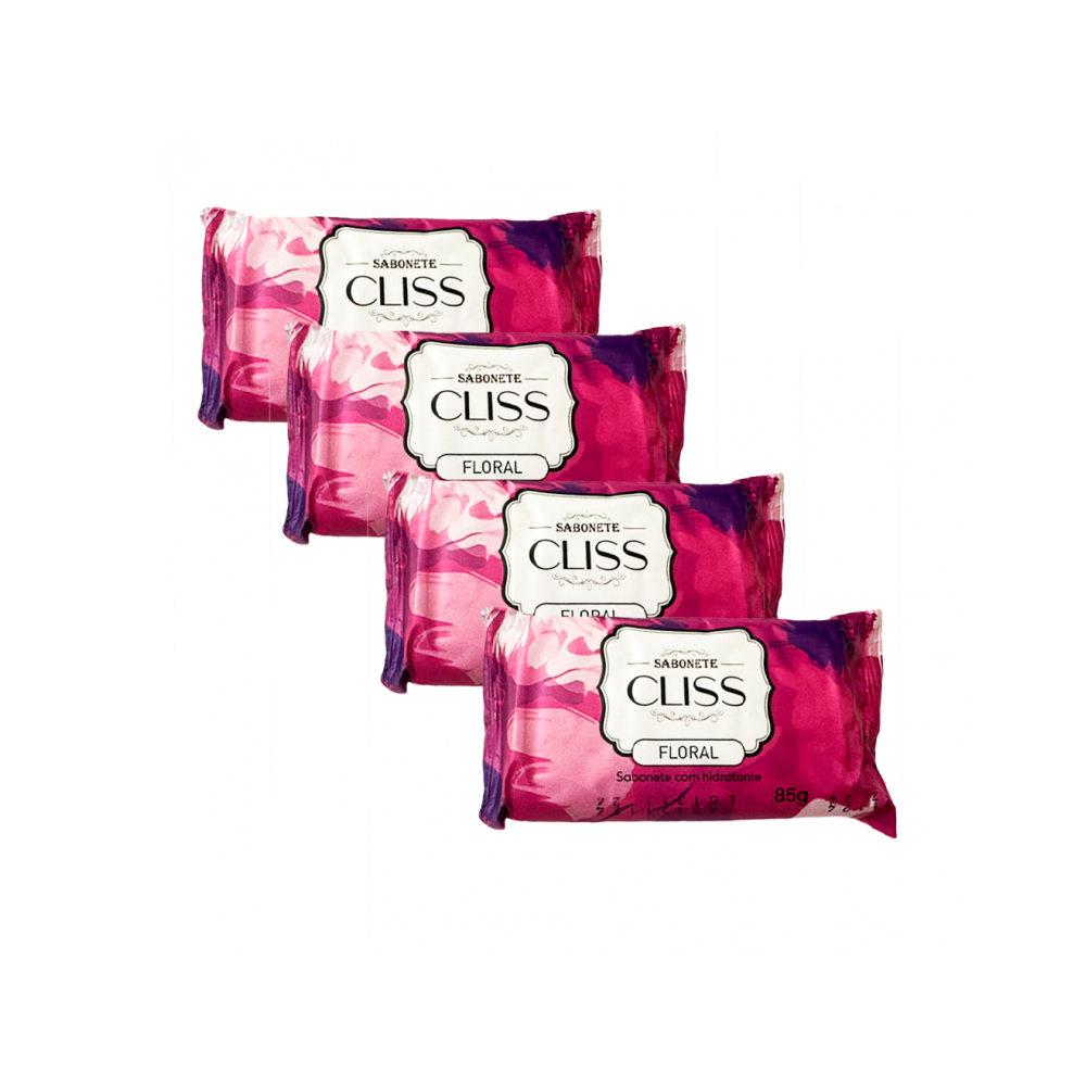 Jabón hidratante esencia floral Cliss (4 x 85 g / 2.99 oz)