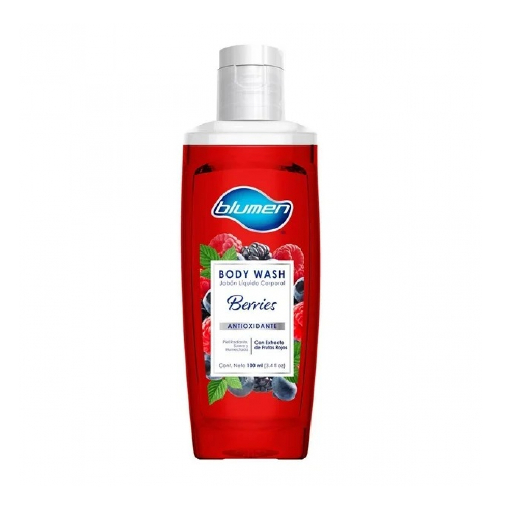 Jabón líquido corporal con aroma a frutos del bosque Blumen (100 ml / 3.4 fl oz)