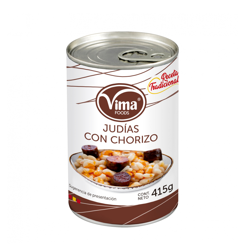 Judías con chorizo Vima Foods (415 g / 14.63 oz)