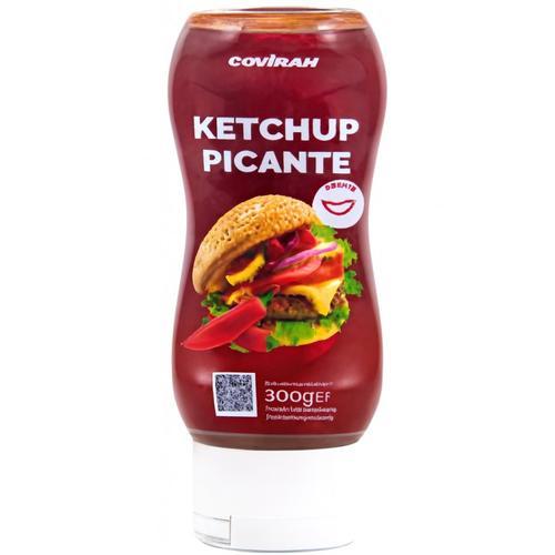 Ketchup Picante (300g) COVIRÁN (Salsa de Tomate / Cátsup)