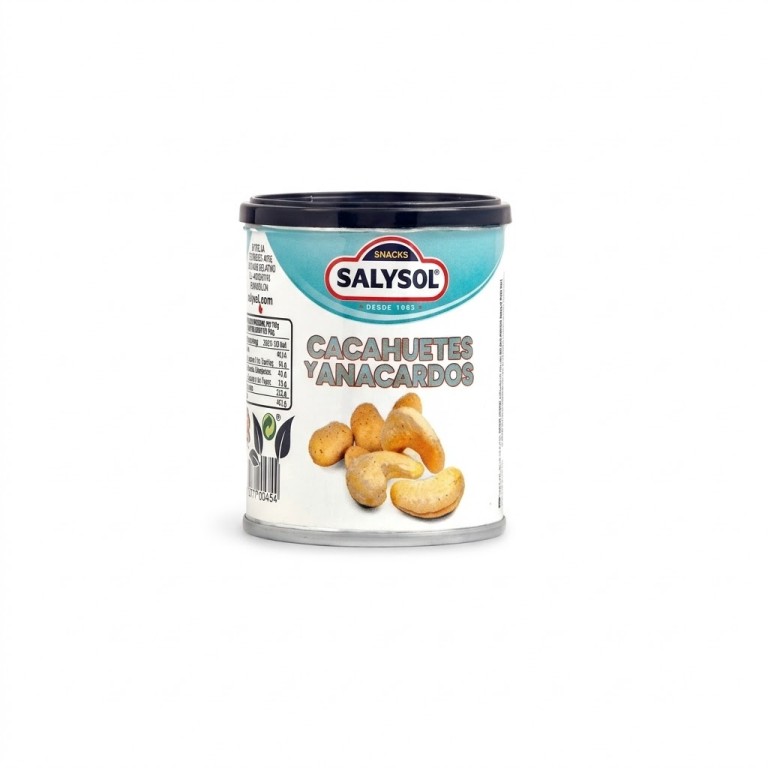 Lata de Anacardos y Cacahuetes (60g) SALYSOL