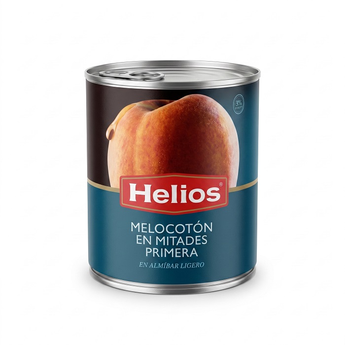 Lata de Melocotón en Almíbar (840 gr) HELIOS