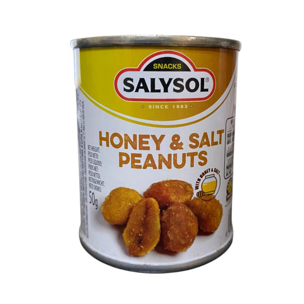 Lata de cachuetes con miel Salysol (50 g / 1.76 oz)