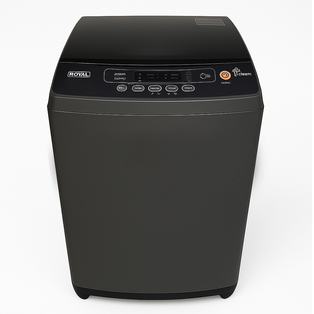 Lavadora automática de 9 kg gris Royal RWA090