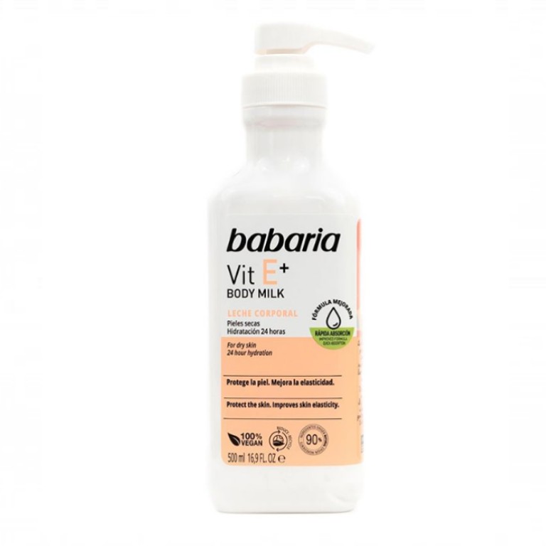 Leche Corporal Vitamina E (500ml) BABARIA