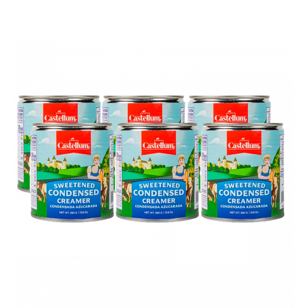 Leche condensada azucarada Castellum (4 x 390 g / 13.8 oz)