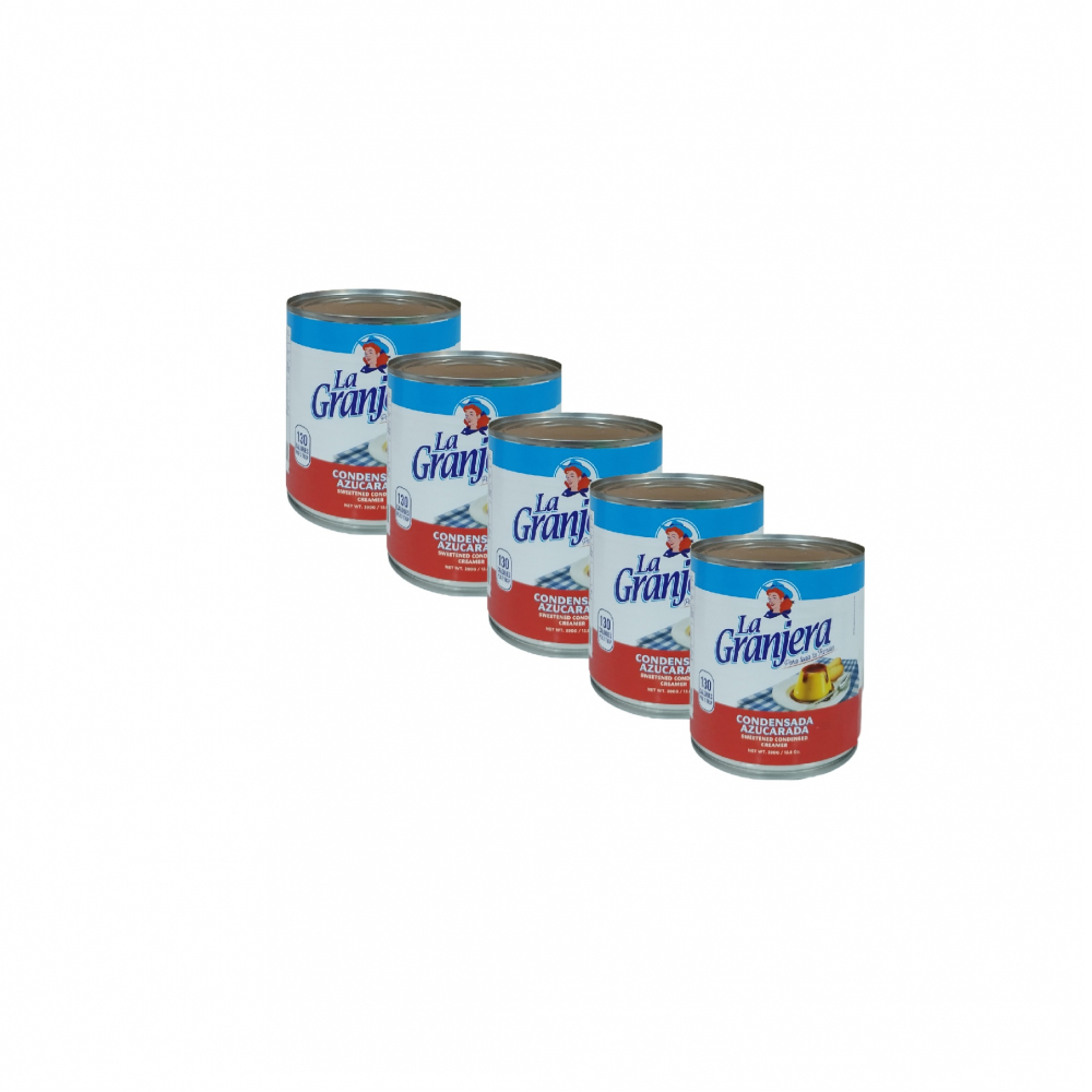 Leche condensada azucarada (5 x 390 g / 13.8 oz)